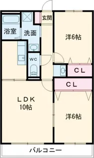 アクシスサンセリテ【3階】の間取り