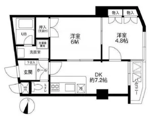 セザール代々木公園【3階】の間取り