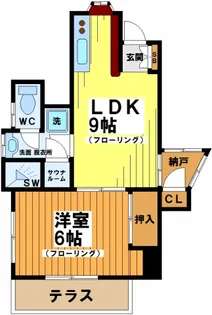 石橋ビル【1階】の間取り