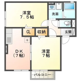 Shine ark C【2階】の間取り