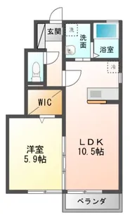 リラ・ソレイユ【1階】の間取り