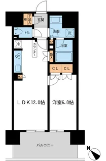 ブレス宮崎台【1階】の間取り