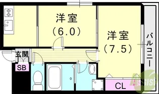 メゾン・ティファニー【4階】の間取り