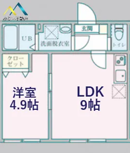 エレジオ横浜【1階】の間取り