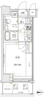 REALIZE新御徒町【6階】の間取り