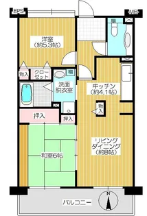 コーポレート上戸田【1階】の間取り