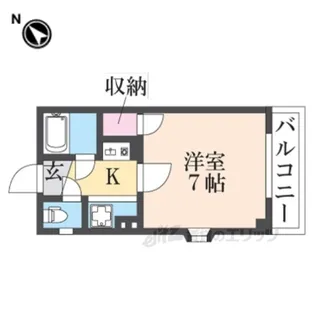 プレアール牧野【3階】の間取り