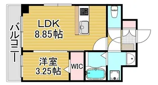 マルコビル平尾【9階】の間取り