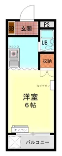 ドミトリー山根【3階】の間取り