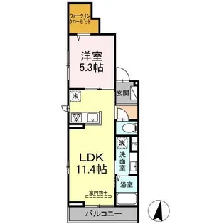 レグルス【3階】の間取り