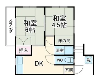 ホープハイツ【2階】の間取り