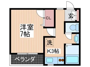 アイビックミナミ【3階】の間取り