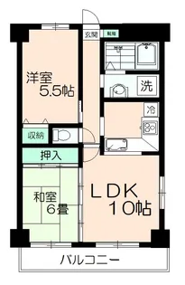 フォンテン24【4階】の間取り