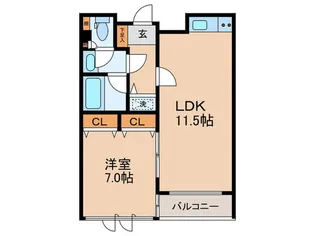 CASSIA目黒【7階】の間取り