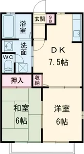 フォーブル北小岩【1階】の間取り