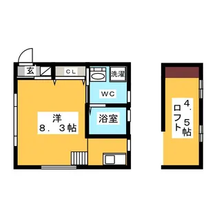 PATIO町屋【1階】の間取り