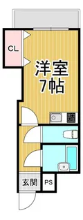 ハイネス門戸【2階】の間取り