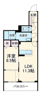 フォーシーズン【2階】の間取り
