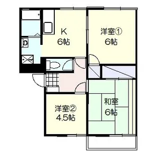 サニーエステート【2階】の間取り