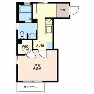 南長野シャーメゾン【2階】の間取り