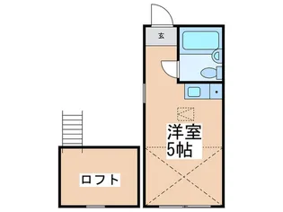 ベルビ-野方【1階】の間取り