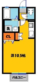 イノセントワールド五番館【2階】の間取り