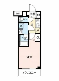 THE PREMIUM CUBE G 大崎【2階】の間取り