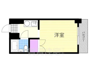 サンハイツ福島【3階】の間取り