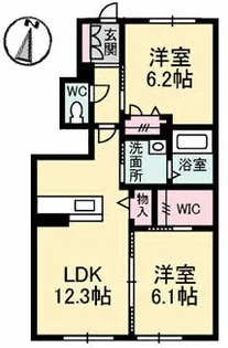 グランフォート【1階】の間取り