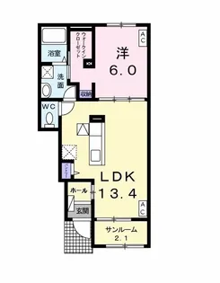 ガーベラ【1階】の間取り