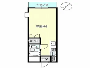 加賀ハイツ【2階】の間取り