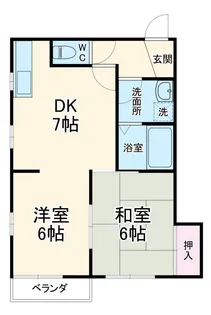 プロテージスダ【2階】の間取り