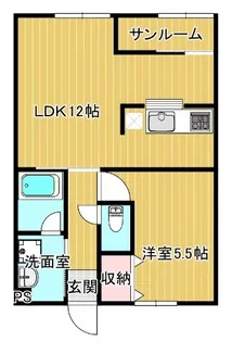 ハイツオウル【2階】の間取り