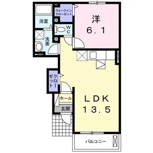 プロムナード【1階】の間取り