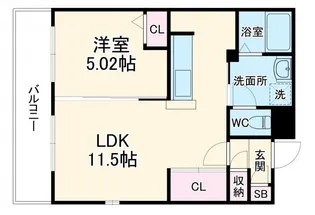 シルヴァーノ【2階】の間取り