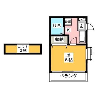 サンシャインI【2階】の間取り