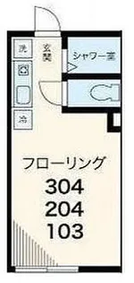 TCRE東十条【1階】の間取り