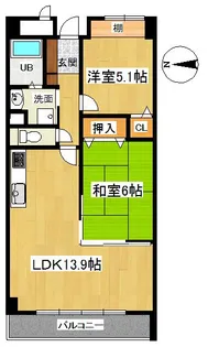 ルネ マグノリア【3階】の間取り