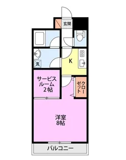 リアライズ西湊町通【3階】の間取り