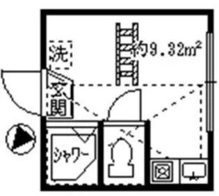 フェリスプリンス【1階】の間取り