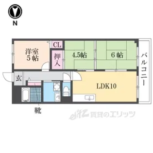 ヴェルテスIKEMOTO【4階】の間取り