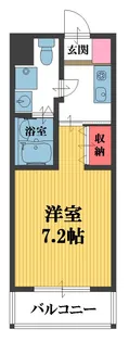 P’sプレイス東仲町【1階】の間取り
