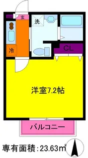 メゾンドジャルダン【1階】の間取り