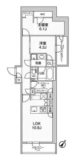コンポジット渋谷初台の間取り
