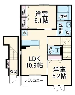 ネオ・クレストA【2階】の間取り