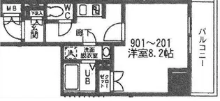フィールドヒルズ門前仲町【5階】の間取り