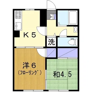 ハイツアドバンス2【1階】の間取り