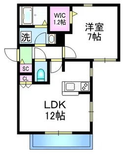 Dolce Vita【3階】の間取り