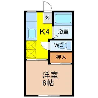 ファミールK【1階】の間取り