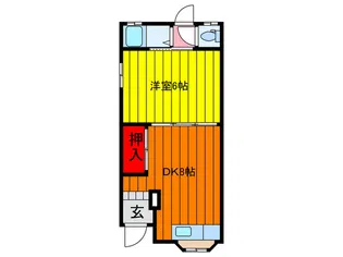 石津コーポMT【2階】の間取り